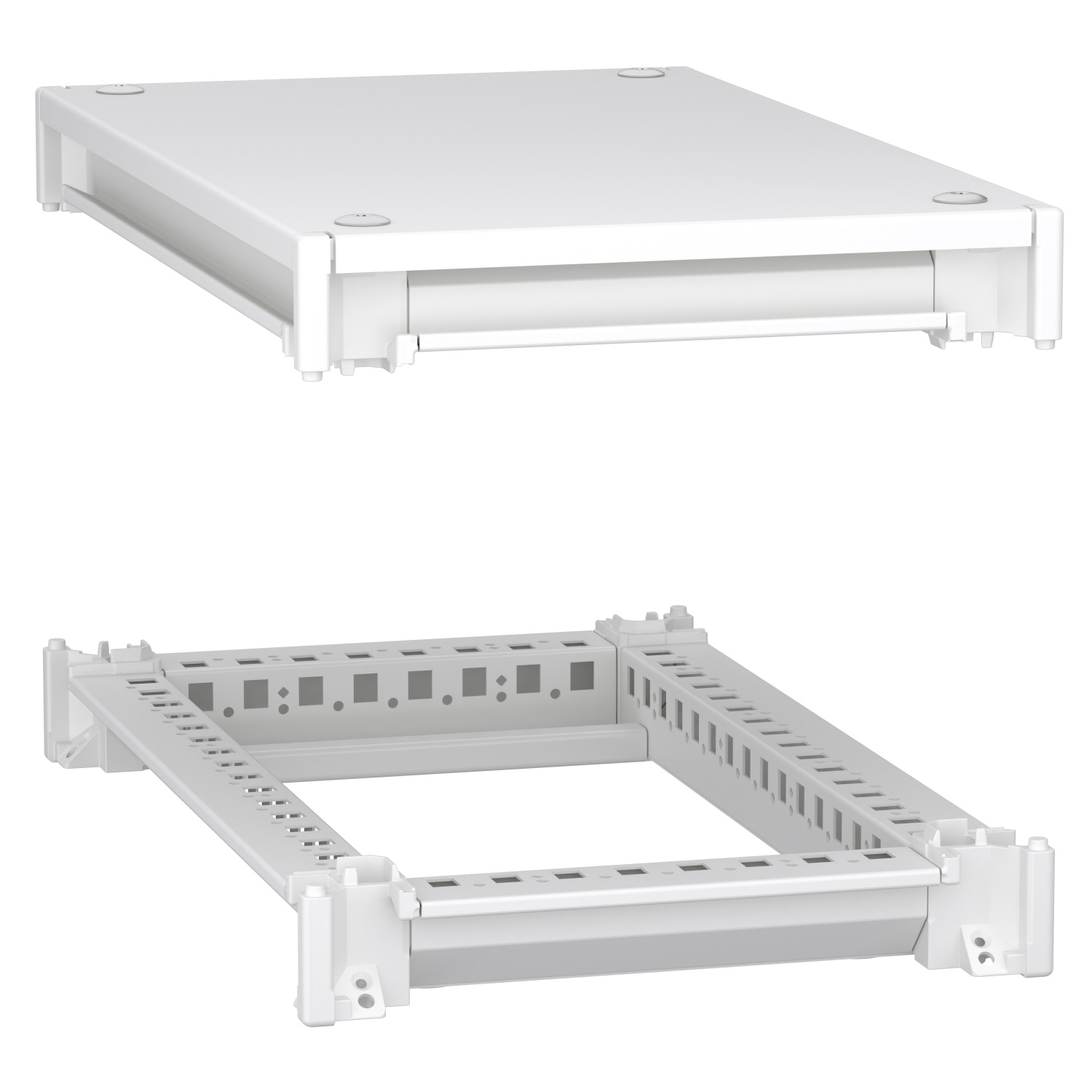 Schneider Electric PrismaSeT HD Series RAL 9003 Steel Enclosure Chassis & Frames, 110 mm H, 300mm W, 500 mm D For Use