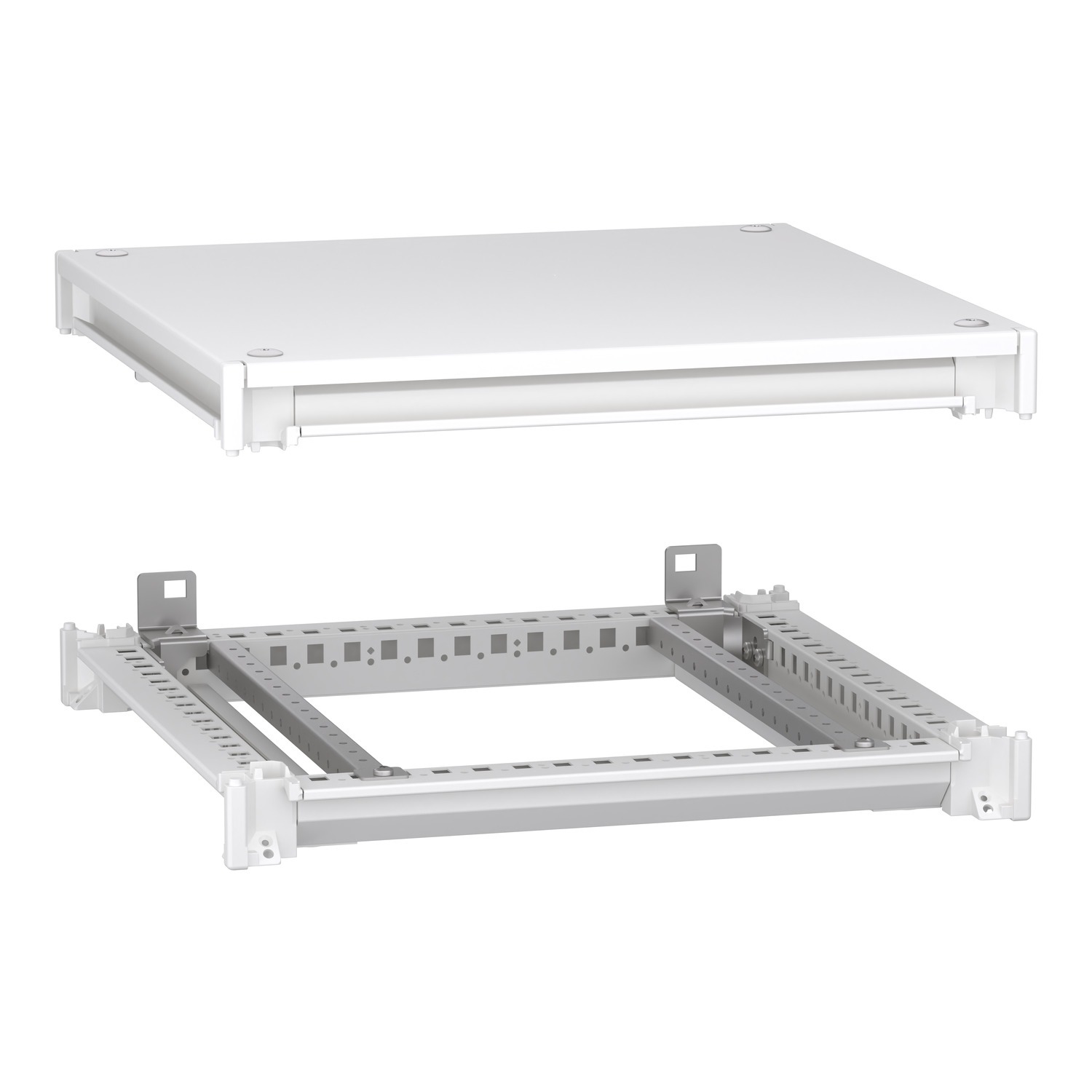 Schneider Electric PrismaSeT HD Series RAL 9003 Steel Enclosure Chassis & Frames, 2000 mm H, 500mm W, 500 mm D, 500 mm L
