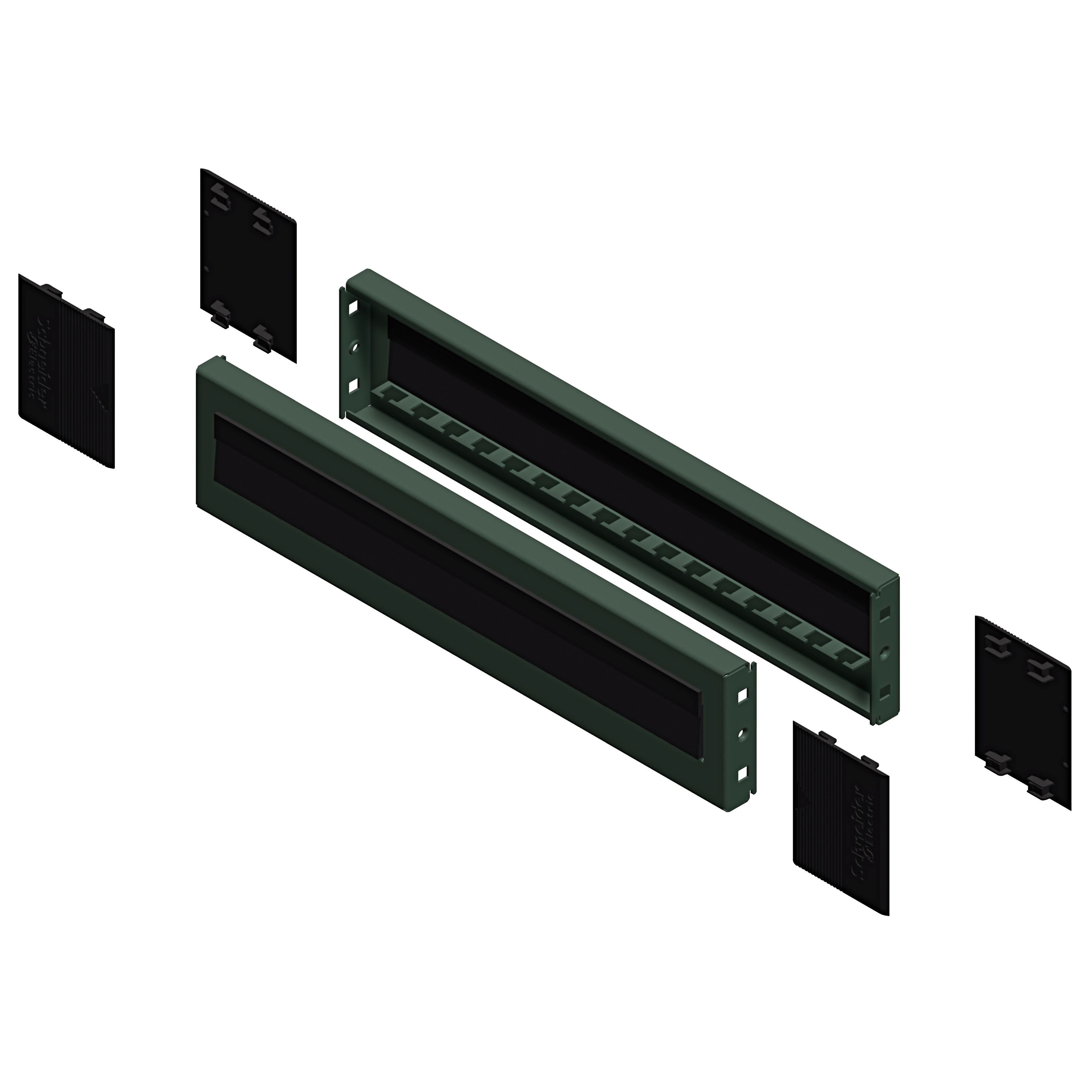 Schneider Electric 600 mm Plinth 600 mm 100 mm for use with Spacial SM, Spacial SF
