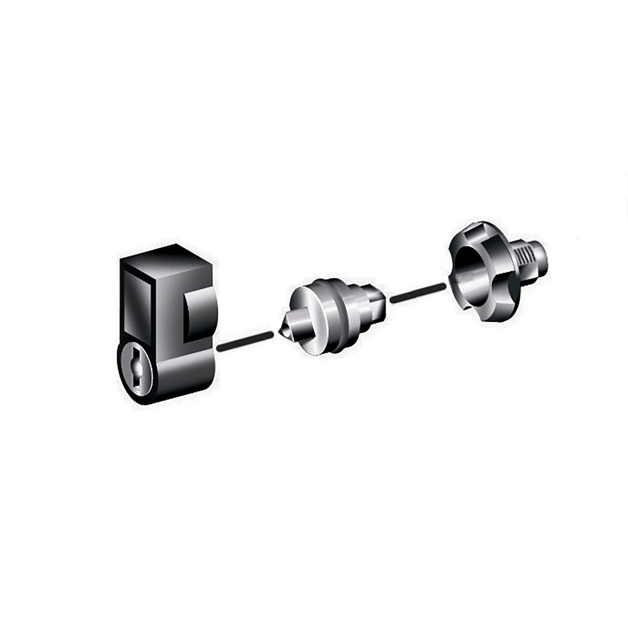 Schneider Electric Silver Locking Handle
