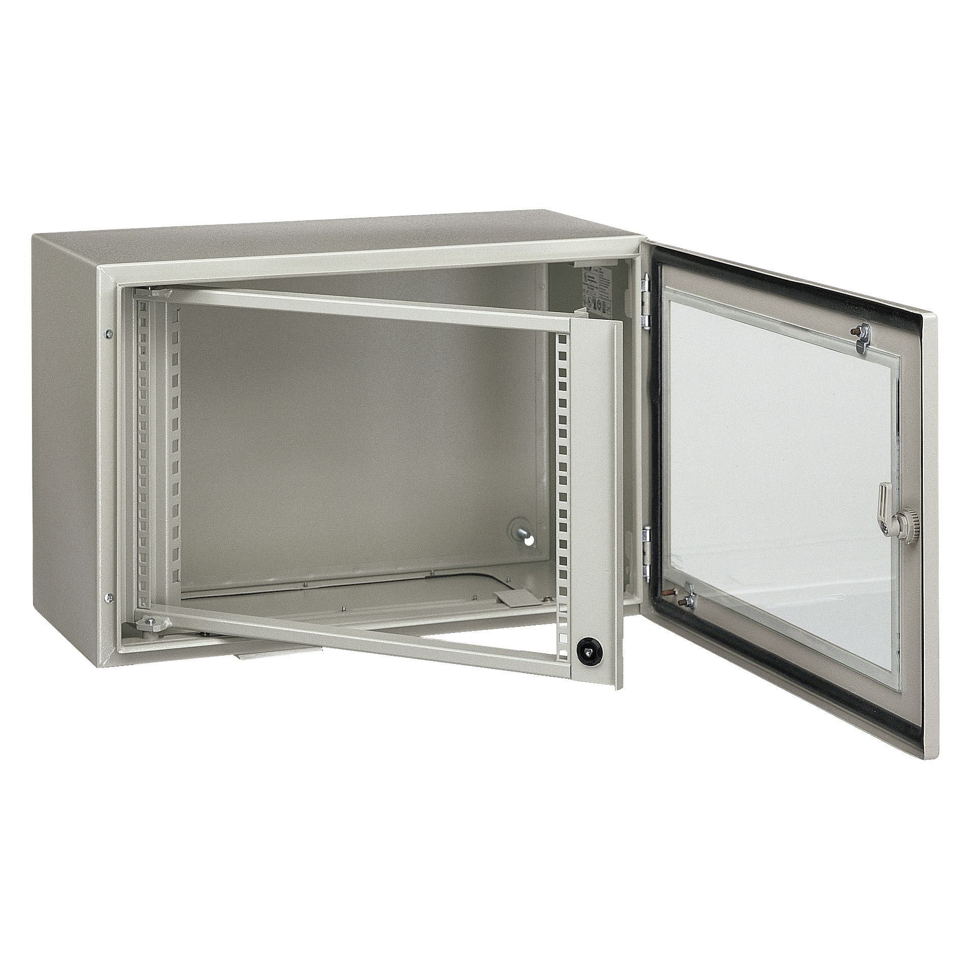 Schneider Electric PanelSeT Series 21 U Steel Server Rack , 1000 mm Height 600 mm