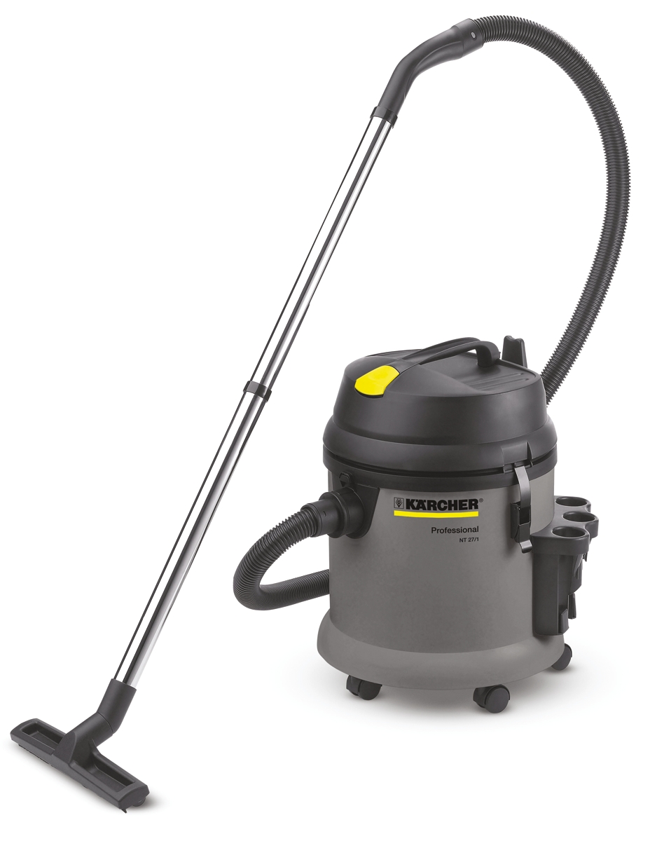 Karcher NT 27/1 Cylinder Wet & Dry Vacuum Cleaner, 7.5 m Cable, 220V ac, 240 V ac, Type G - British 3-Pin