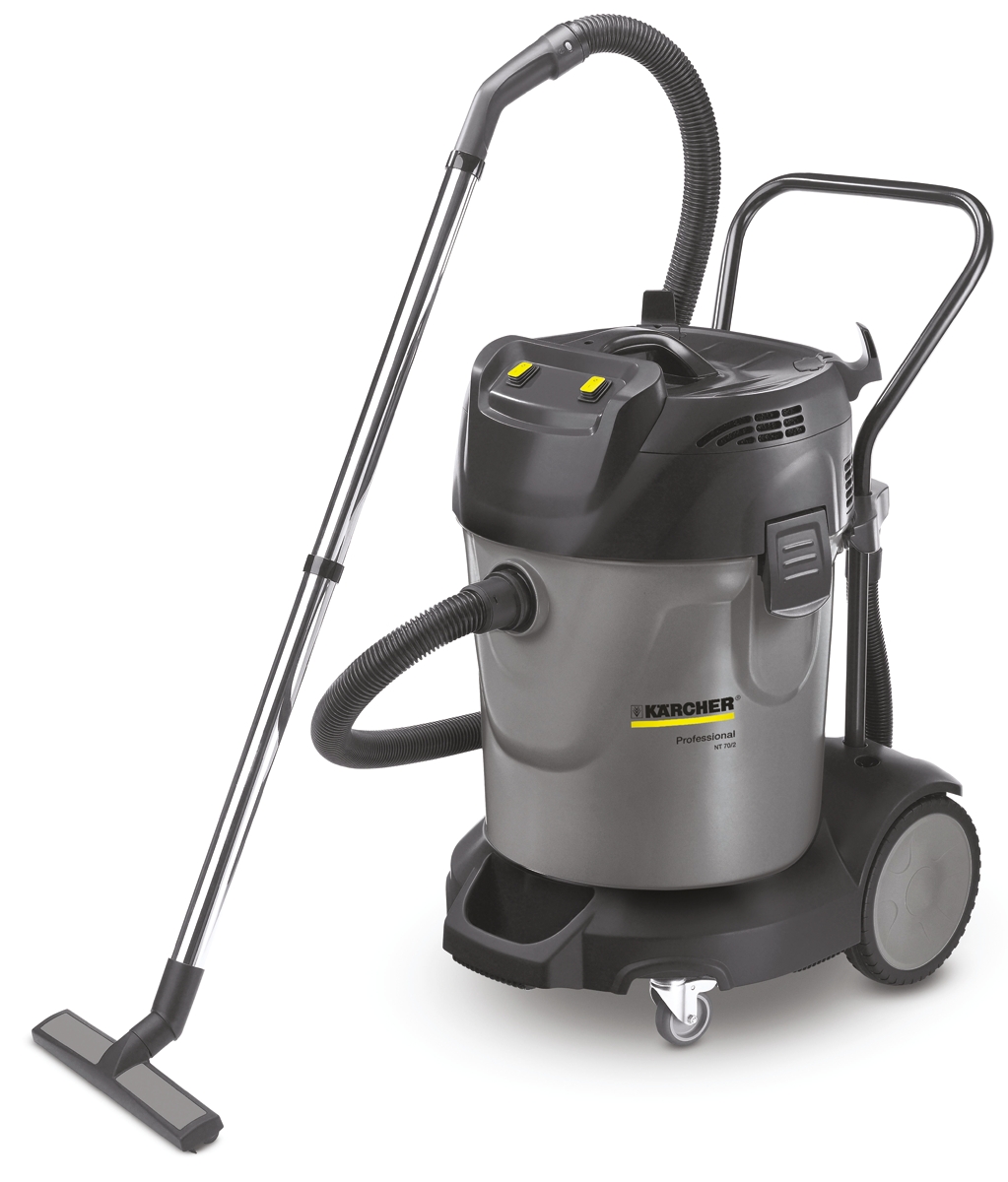 Karcher NT 70/2 Cylinder Wet & Dry Vacuum Cleaner, 10 m Cable, 220V ac, 240 V ac, Type G - British 3-Pin