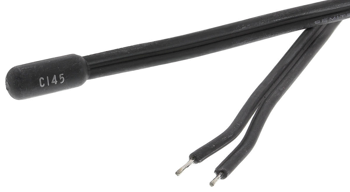 Carel 42 Alloy, Thermoplastic Elastomer Lead Wire, Epoxy Temperature Sensor, 0 °C Min, 110 °C Max