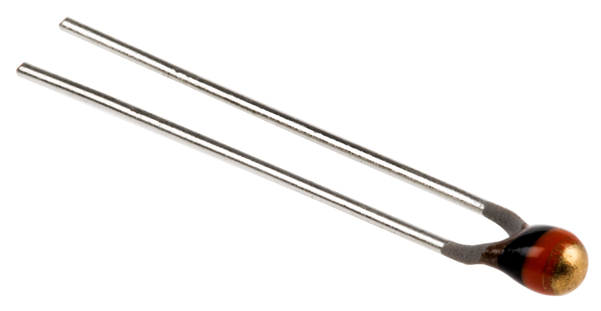 BC Components Thermistor, NTC Type 9 mm 3.3 mm 3 mm