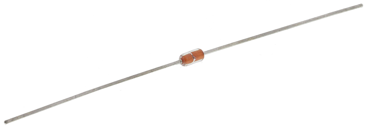 BC Components Thermistor, NTC Type 10 kΩ 3.75 mm 3.75 mm 1.8 mm