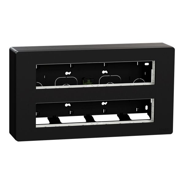 Schneider Electric New Unica Anthracite ABS Back Box Mounting Frame, Surface Mount 165 mm 300mm 60 mm