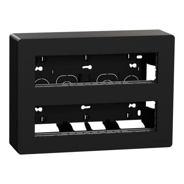 Schneider Electric New Unica Anthracite ABS Back Box Mounting Frame, Surface Mount 165 mm 60mm 60 mm