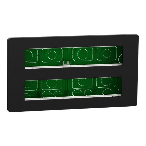 Schneider Electric New Unica Anthracite ABS Back Box Mounting Frame, Flush Mount 165 mm 300mm 62 mm