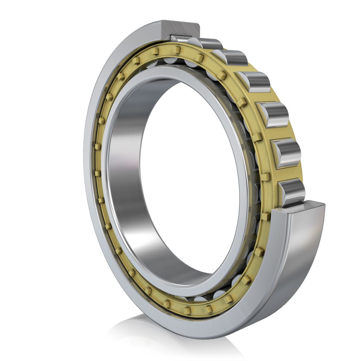 FAG NU320-E-XL-M1-C3 100 mm ID Cylindrical Roller Bearing, 215 mm OD