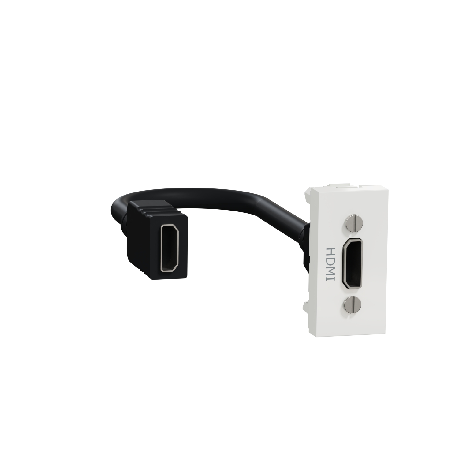 Schneider Electric 45 mm 2 Way Straight Female HDMI Connector