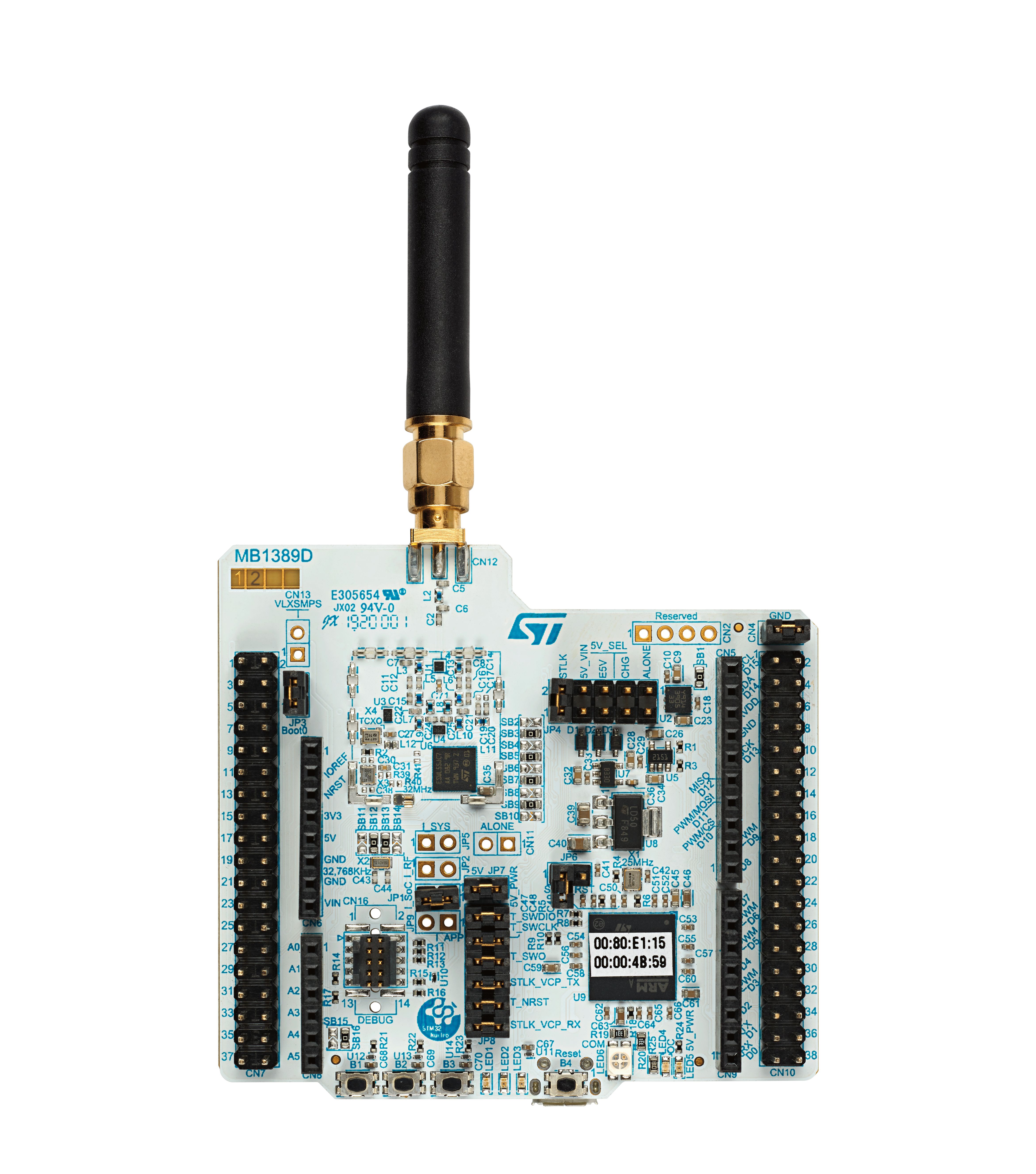 STMicroelectronics NUCLEO-WL55JC2 32 Bit MCU Microcontroller Board NUCLEO-WL55JC2