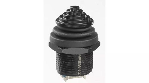APEM 3-Axis Joystick Conical Momentary, IP69K, IP67, 12 V ac, 12 V dc, 50mA