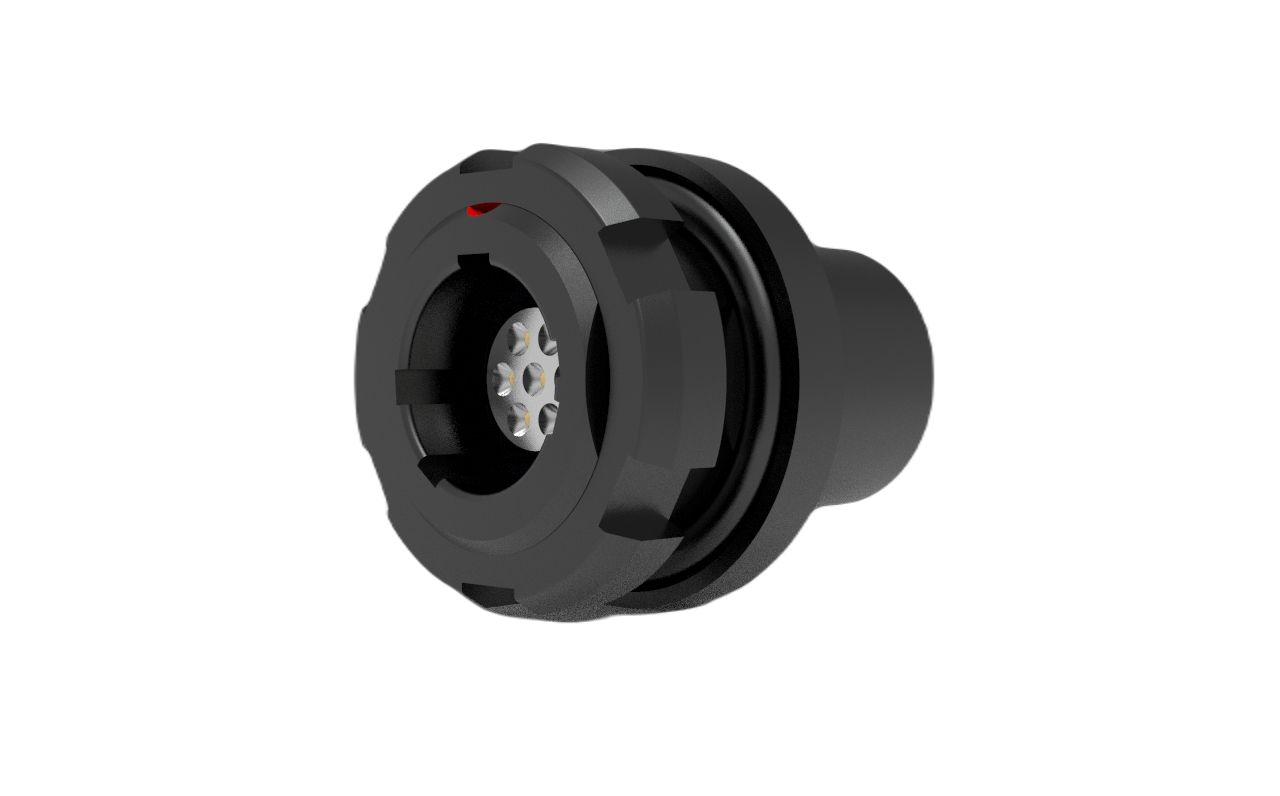 Amphenol NEXUS Technologies Industrial Circular Connector, 7 Contacts, Panel Mount, Socket, Female, IP68, IP69K,