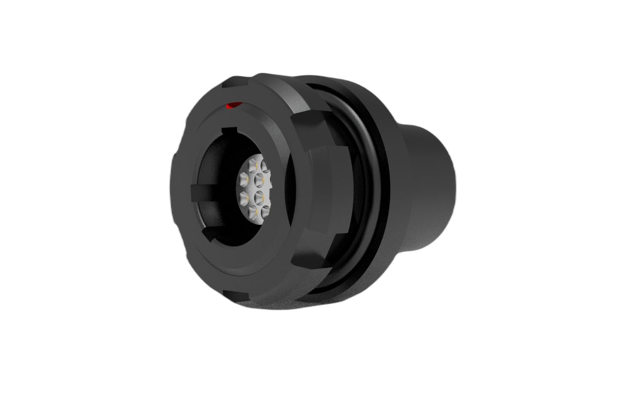 Amphenol NEXUS Technologies Industrial Circular Connector, 10 Contacts, Panel Mount, Socket, Female, IP68, IP69K,
