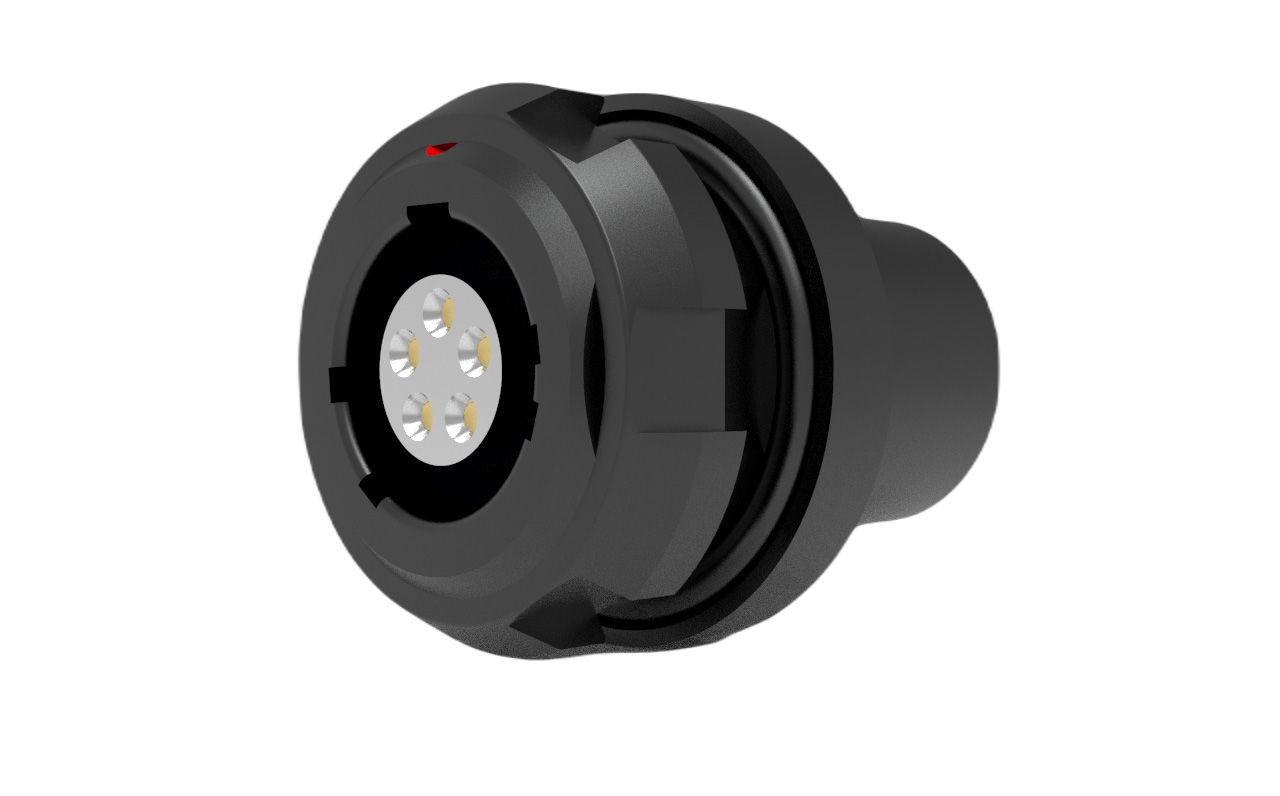 Amphenol NEXUS Technologies Industrial Circular Connector, 5 Contacts, Panel Mount, Socket, Female, IP68, IP69K,