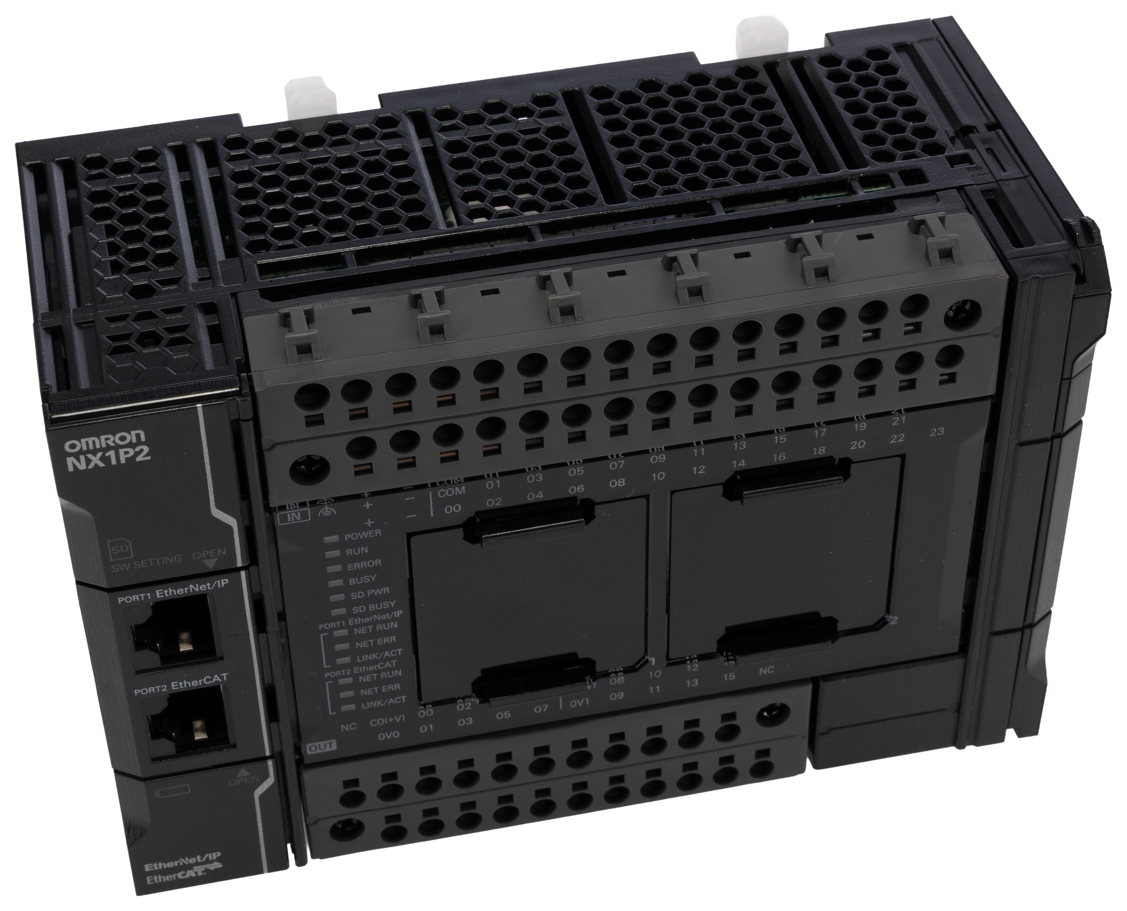 Omron NX1P Series PLC CPU, PNP Output, 24-Input, DC Input
