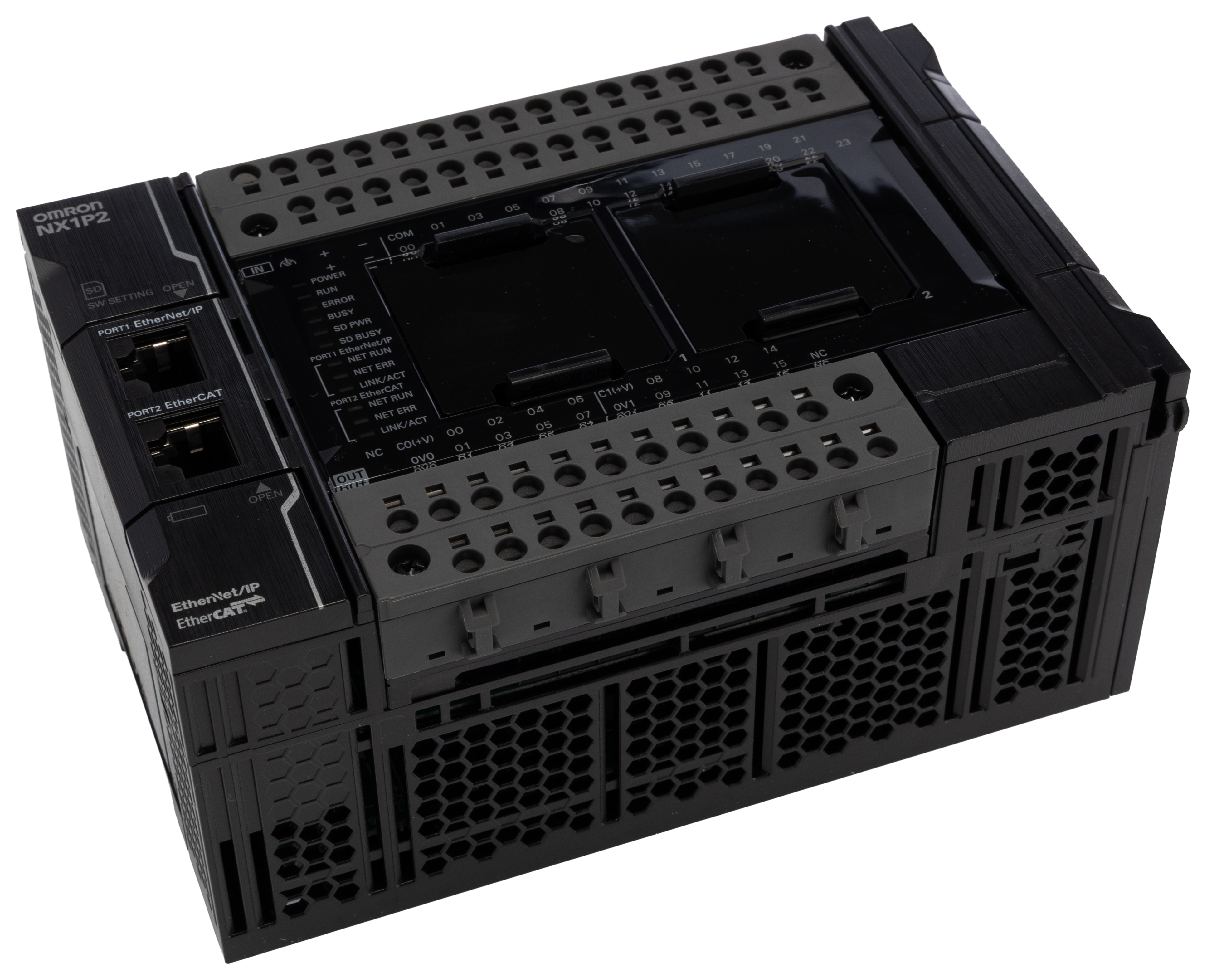 nx1p21040dt1 Omron NX1P Series PLC CPU, PNP Output, 24-Input, DC Input