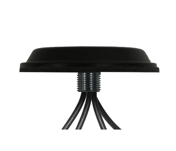 Mobilemark NXD-W-7CX4-BLK-12 WiFi Antenna Through Hole/Bolted Mount with SMA Male Connector