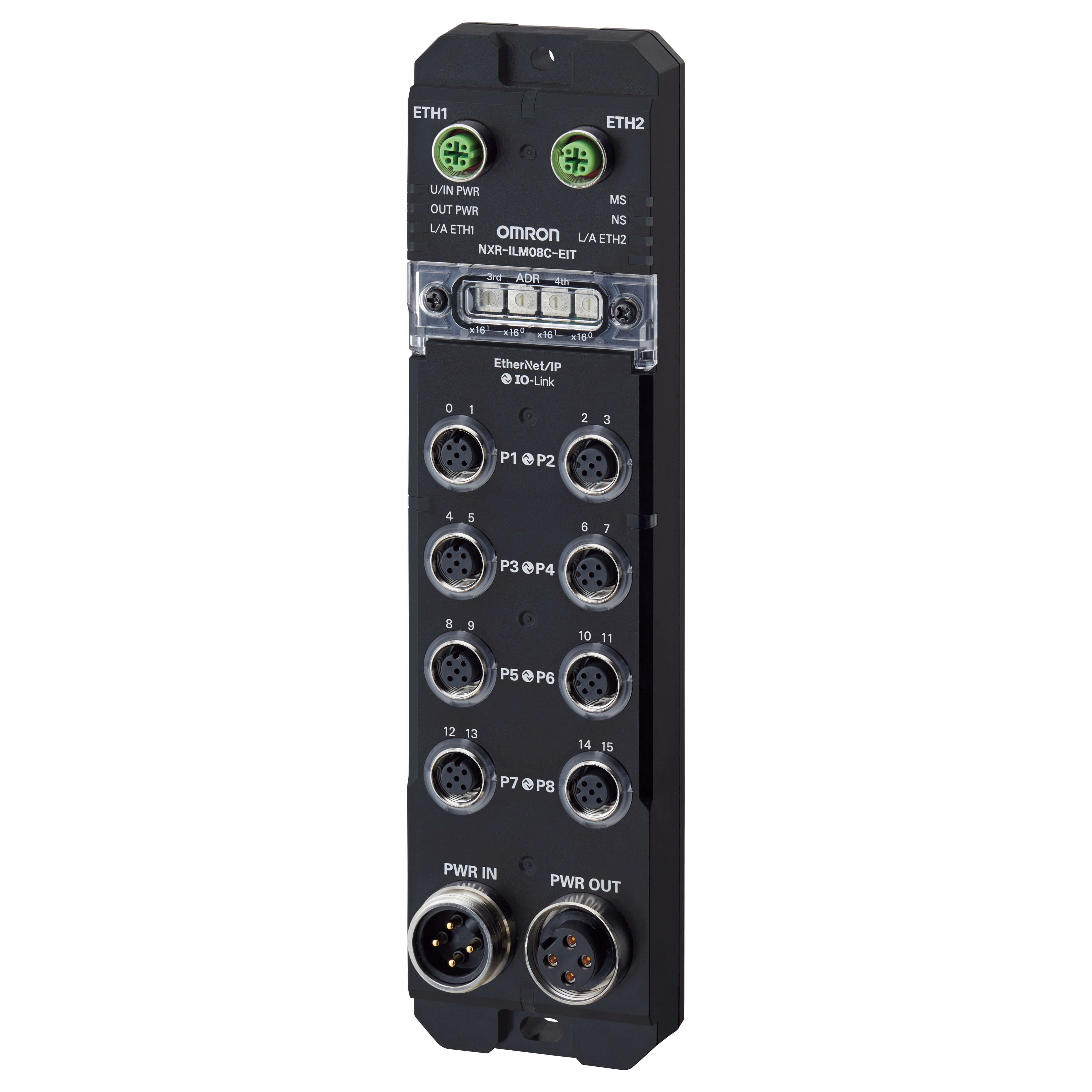 Omron NXR Series 4-Contact Female Interface Module, M12 Connector, Screw, 9A