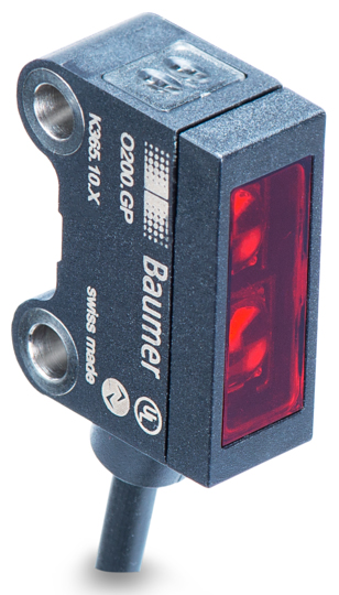 Baumer Background Suppression Photoelectric Sensor, Block Sensor