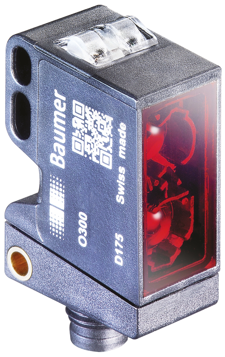 Baumer Diffuse Photoelectric Sensor, Block Sensor