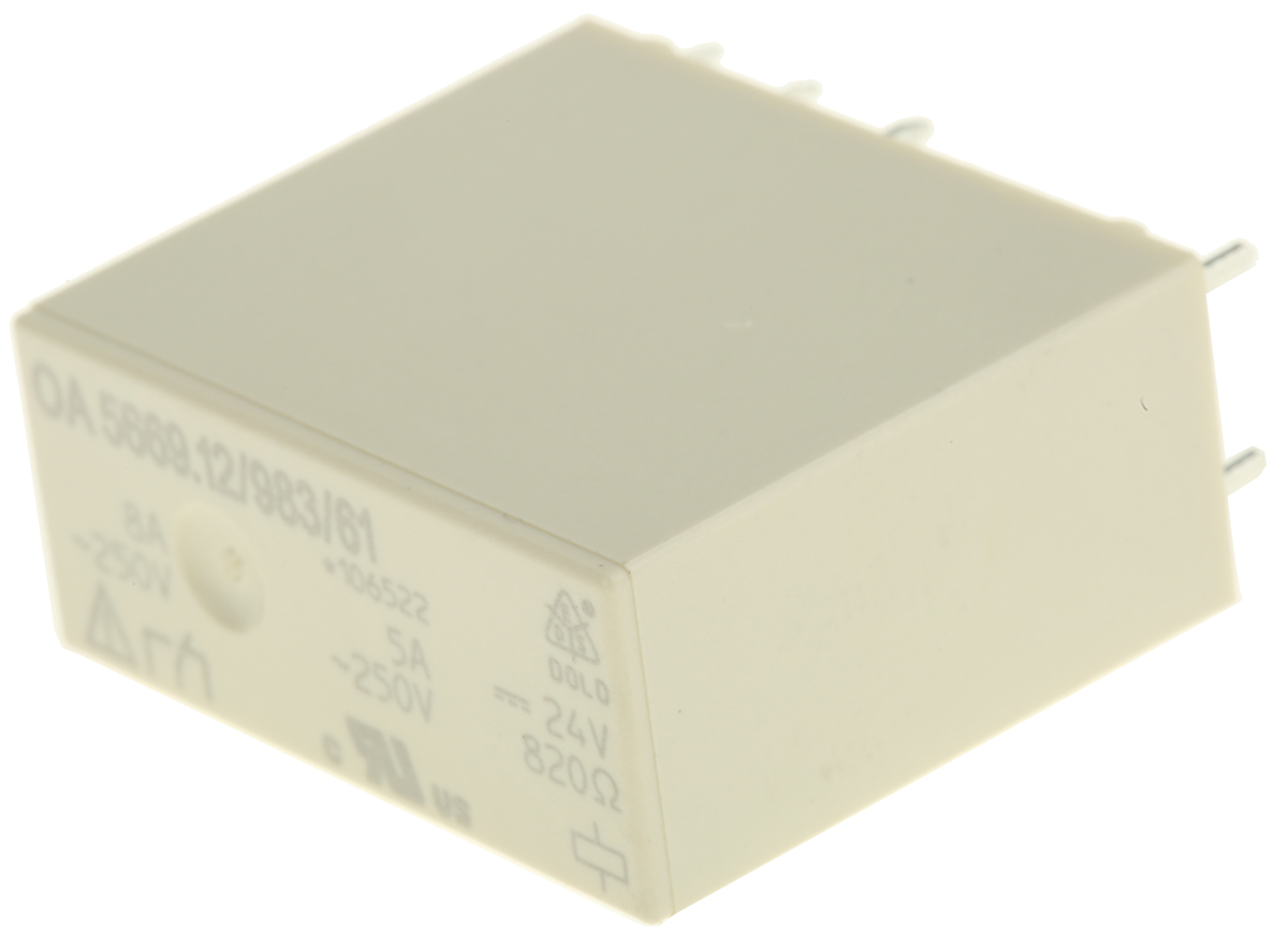 Dold DIN Rail Force Guided Relay, 24 V dc Coil Voltage, 2-Pole, DPDT