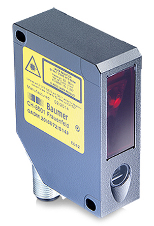 Baumer Background Suppression Distance Sensor, Block Sensor