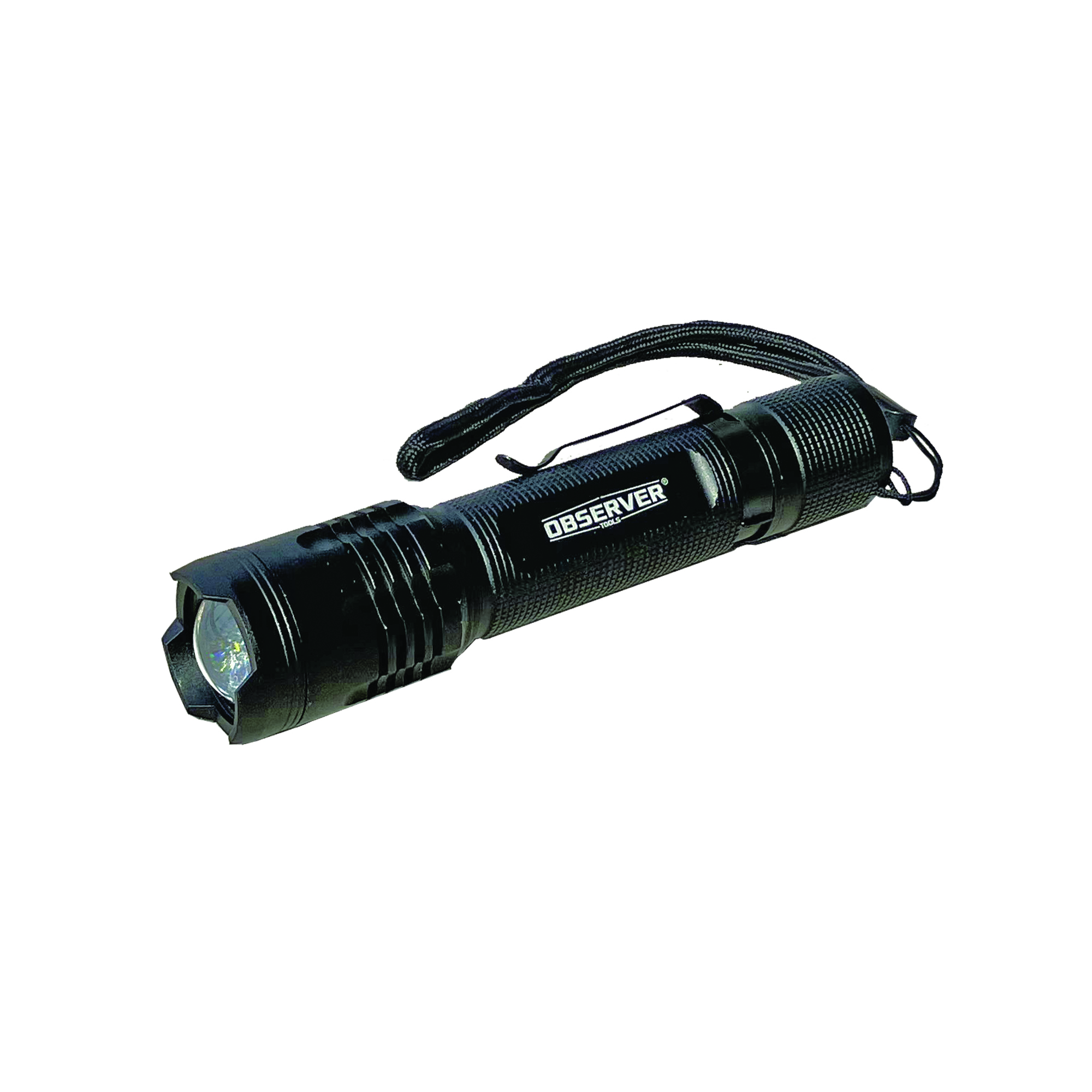 Observer Tools LED Pocket LED Torch Black Rechargeable