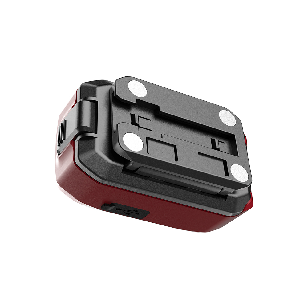 obs-hl1 Observer Tools LED Head Torch Grey, Red Rechargeable 500 lm, 68 mm