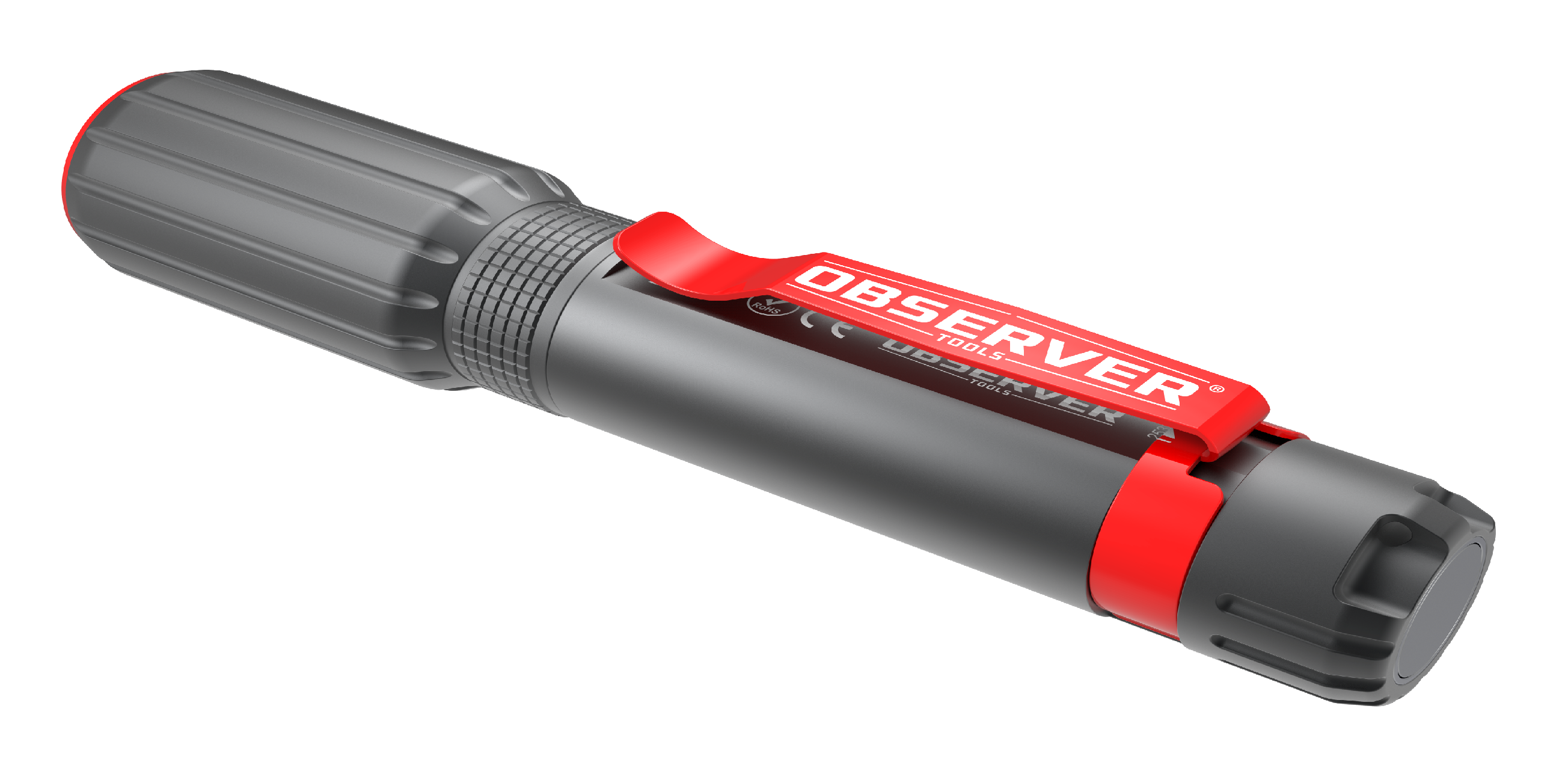 obs-im3-g Observer Tools RoHS LED LED Flashlight Black, Red Rechargeable 1500 lm, 176 mm