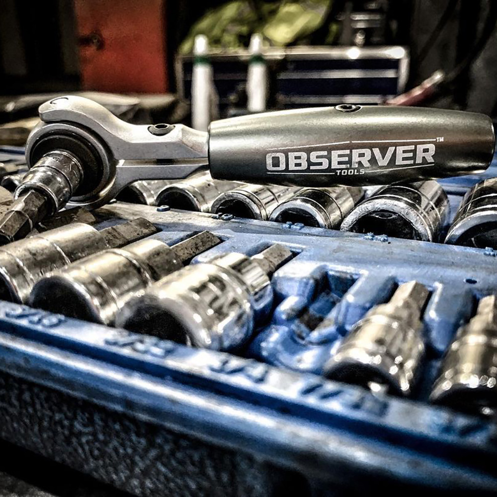 obs-sr38 Observer Tools OBS-SR38 3/8 in Ratchet, 125mm Overall