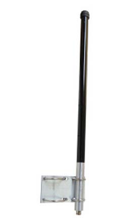 Mobilemark OD3-700/2700-BLK Whip Omni-Directional Antenna with N Jack Connector