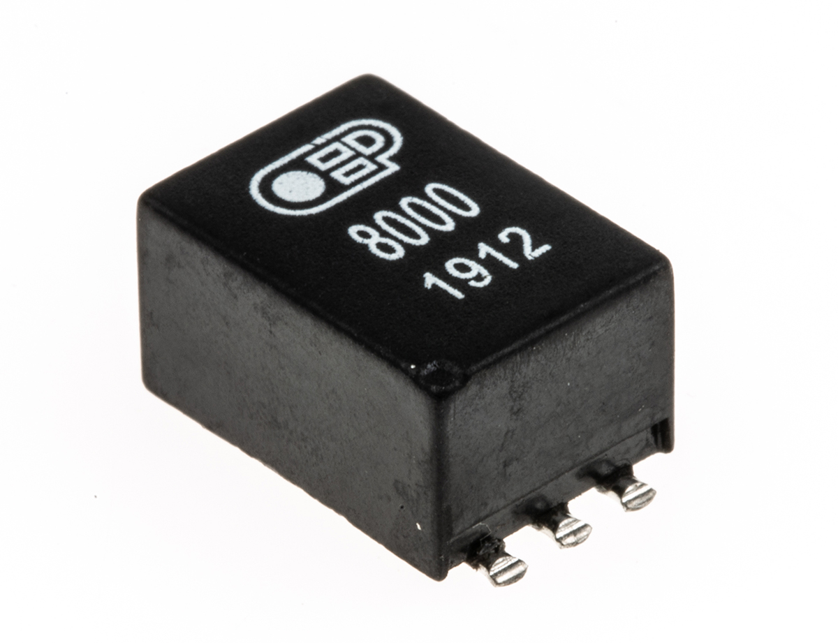 OEP Surface Pulse Transformer 1:1 Turns Ratio, 3.6 h Prim. Inductance, 111Ω Prim. Resistance