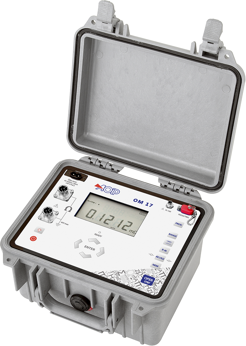 Aoip Instrumentation OM 17 Ohmmeter, 100 nΩ, 4 Wire