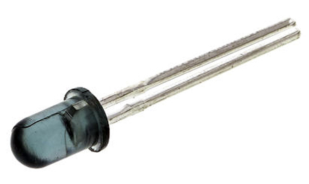 Optek OP505A IR Receiver, Through Hole 5.84 mm T-1 5.08 mm 2-Pin 3.18mm