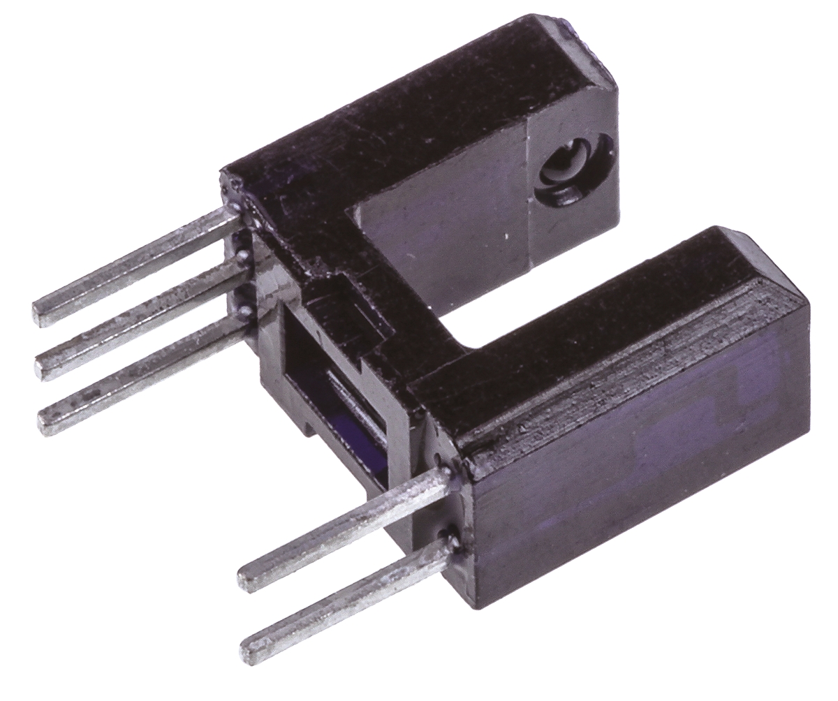 opb625 OPB625 Optek Through Hole Slotted Optical Switch, Open Collector with 10K Pull Up Resistor, Buffer Output