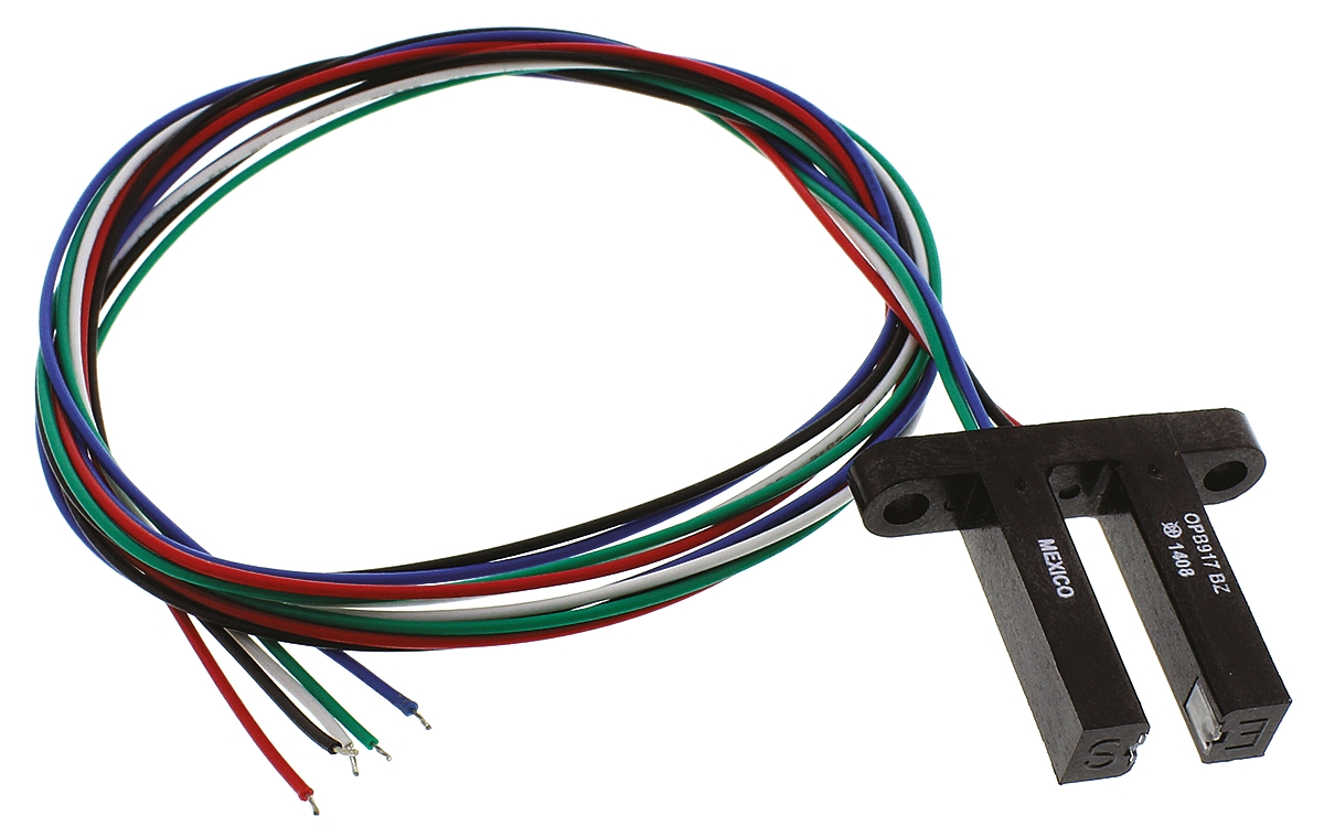 OPB917BZ Optek Through Hole Slotted Optical Switch, Buffer, Open Collector with 10K Pull Up Resistor Output