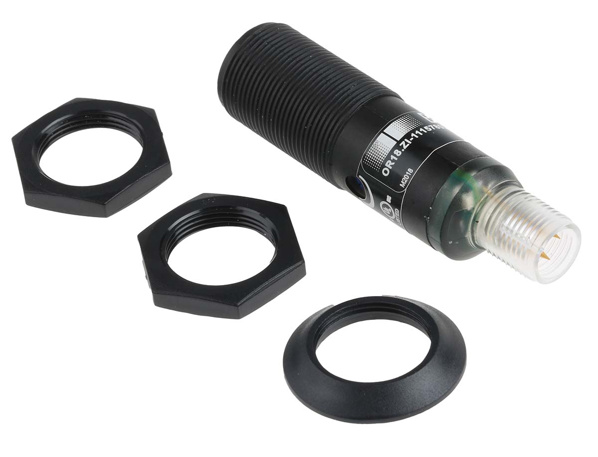 Baumer Diffuse Photoelectric Sensor, Barrel Sensor