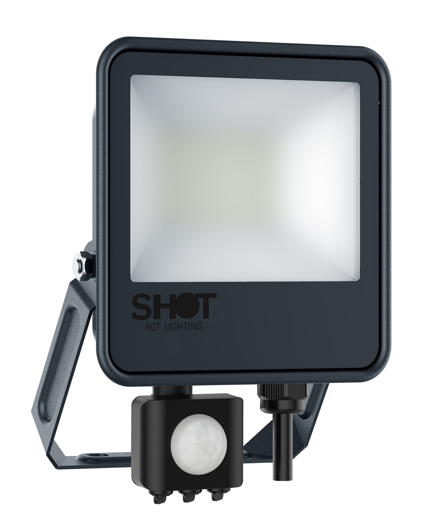 SHOT Orlando PIR Included Floodlight, 20 W White, 2200 lm, IP65