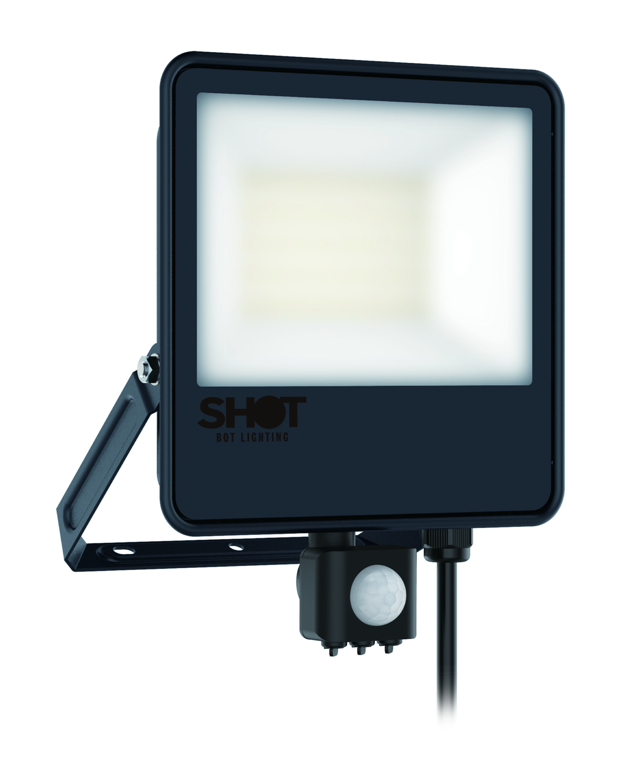 SEEREP ORLANDO50GIR PIR Included LED Floodlight, 1 LED, 50 W Grey, 6000 lm, IP65, 240V