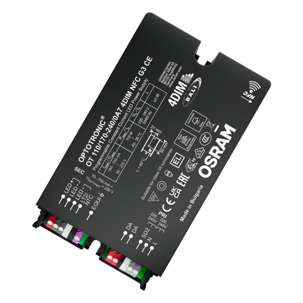 Osram, 220V, 80 V Output, 110 W Output, 150mA, 700 mA AstroDIM
