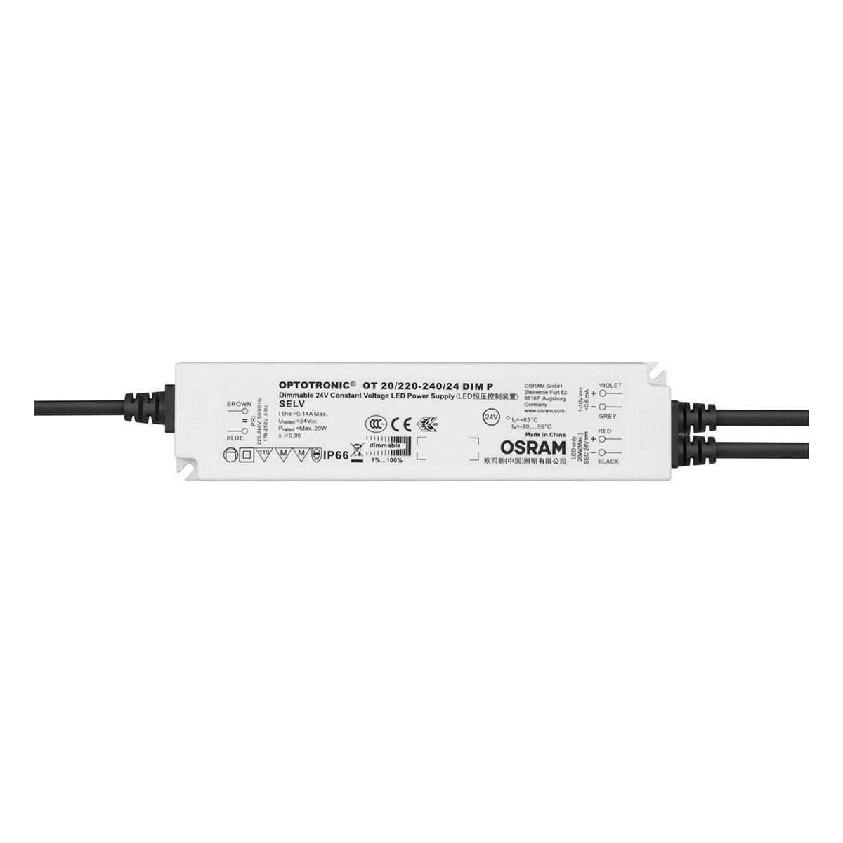 Osram LED Driver, 42V Output, 29.4 W Output, 500mA