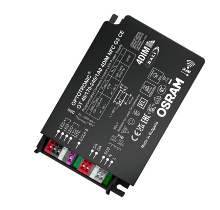 Osram, 15V, 56 V Output, 40 W Output, 1050mA, 150 mA 4DIM/AstroDIM/DALI/MainsDIM/StepDIM