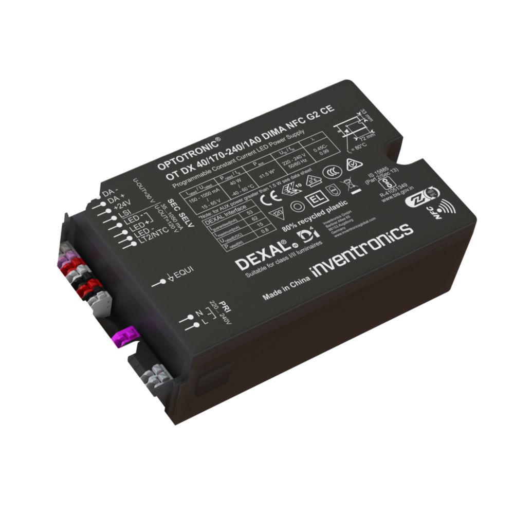 Inventronics, 220 to 240 V Output, 40 W Output DALI2