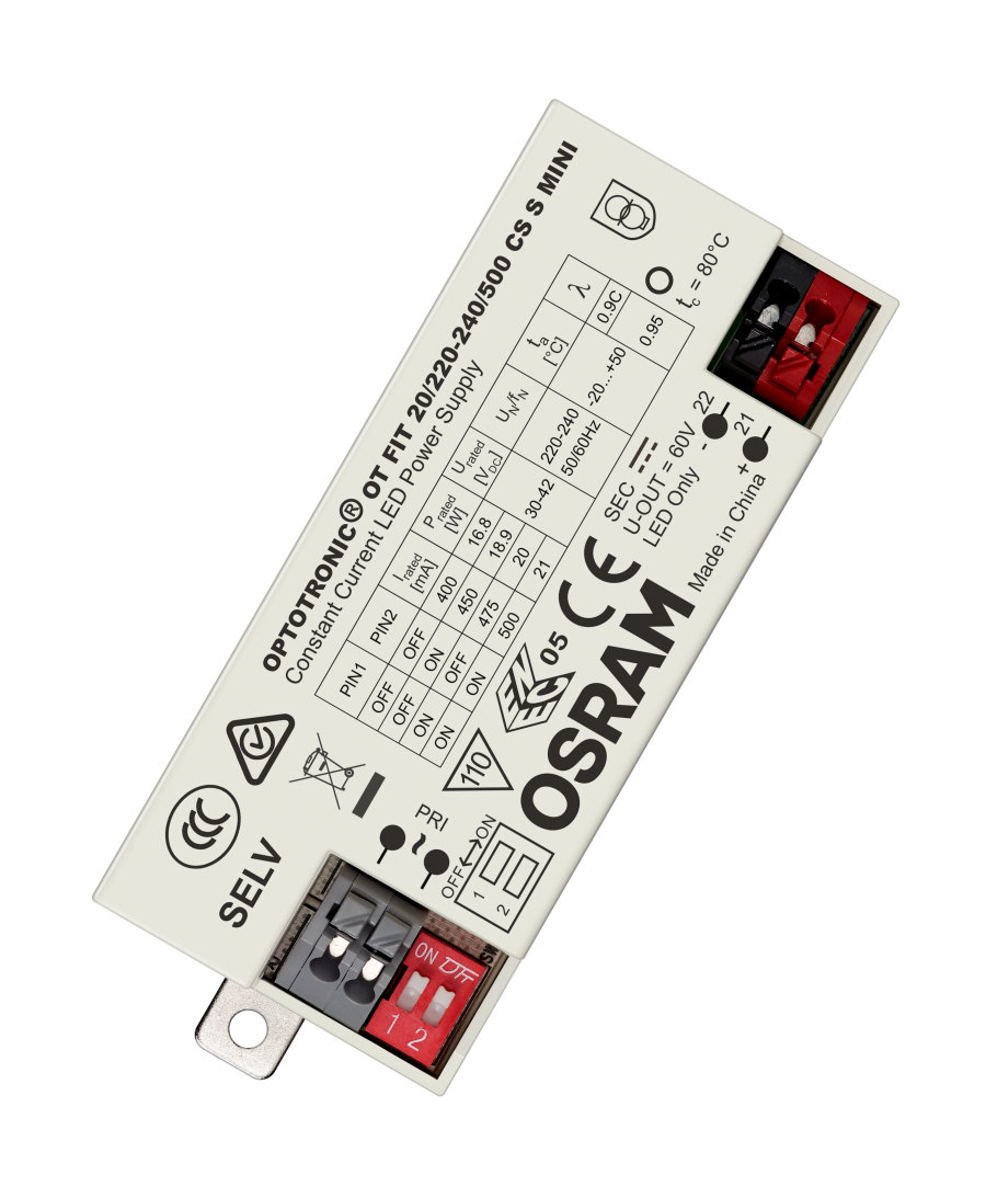 Inventronics CS Mini, 42V Output, 20 W Output, 500mA Non-Dimmable