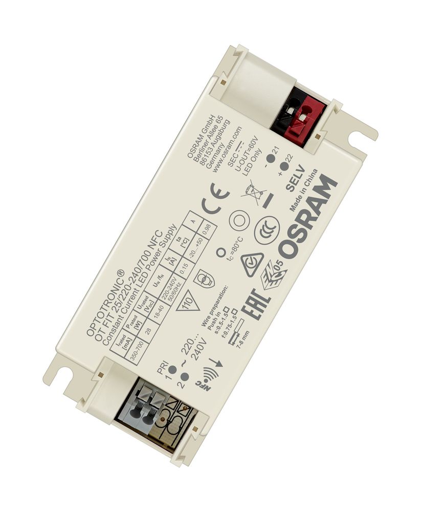 Osram, 18V, 40 V Output, 28 W Output, 350mA, 700 mA