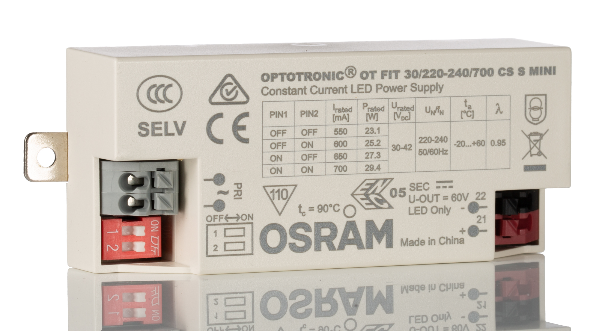Osram CS Mini, 42V Output, 30 W Output, 700mA Non-Dimmable