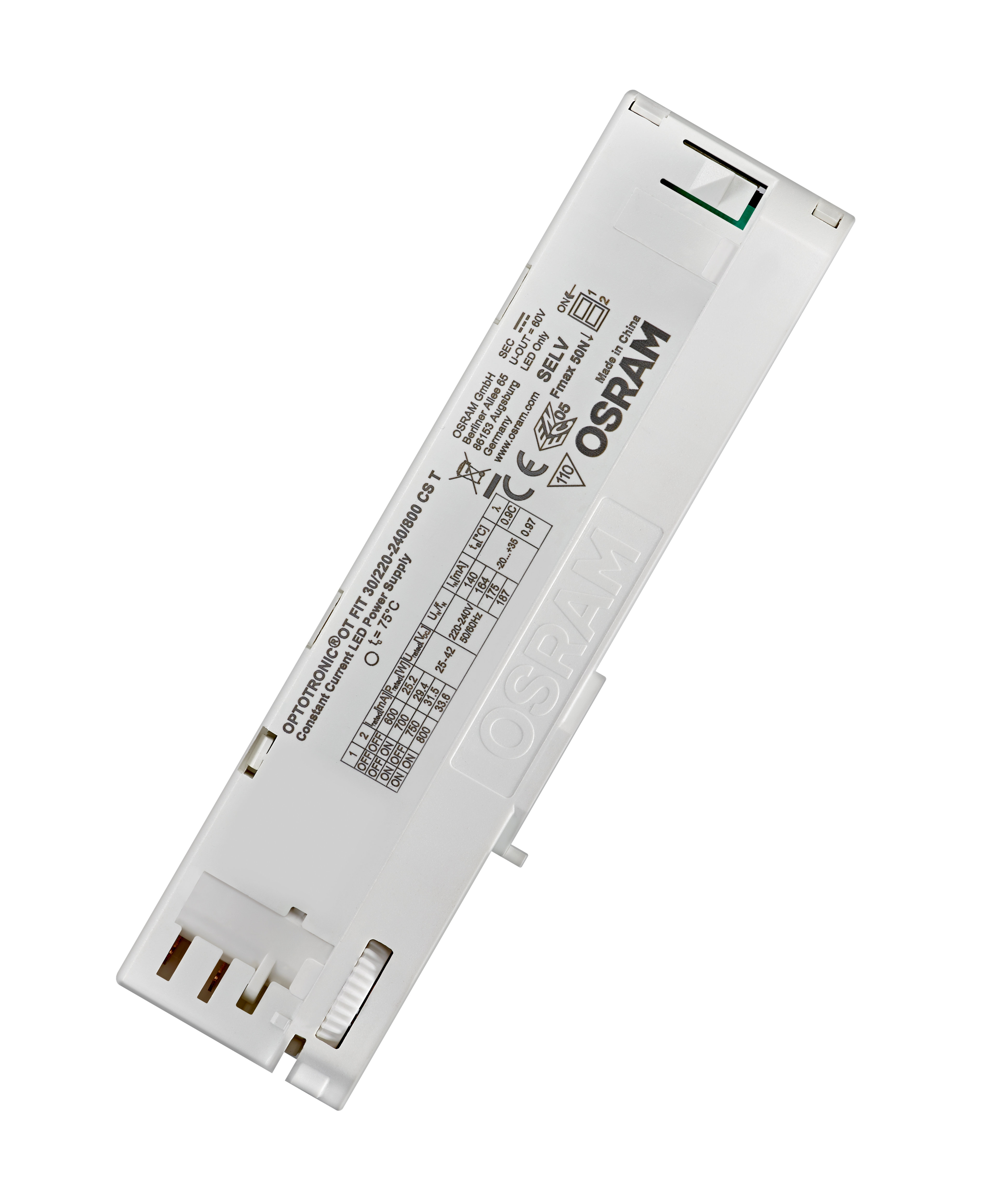 Osram LED Driver, 25V, 42 V Output, 30 W Output, 800mA