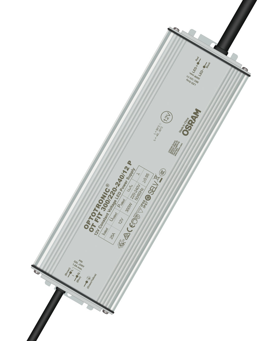 Osram LED Driver, 12.5V Output, 300 W Output, 1.8A